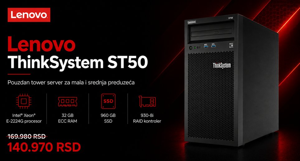ThinkSystem ST50 desk