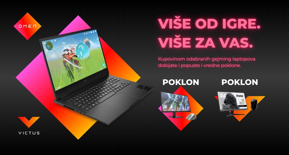 gejming laptopovi i poklon desk