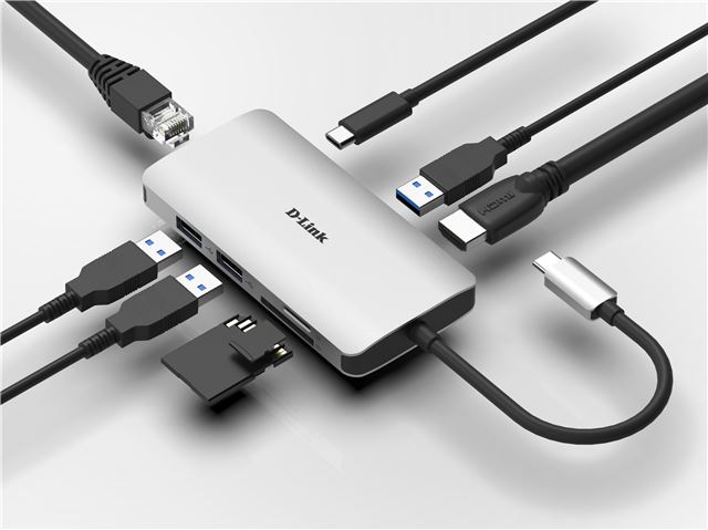 D-Link D-link USB-C Hub 8 in 1 DUB-M810