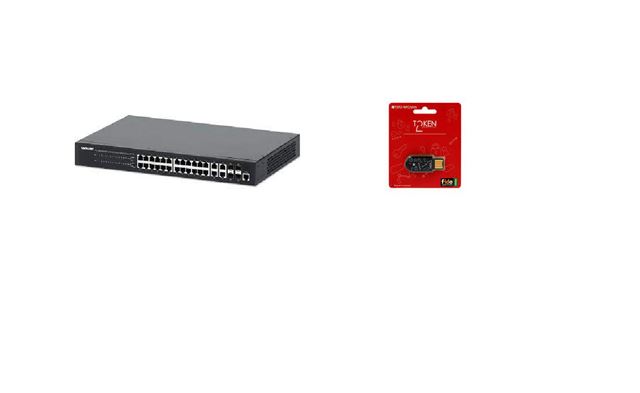 Intellinet Intellinet 24-PORT GB ETH POE+ 0001319760+0001320483