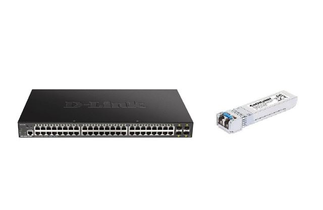 D-Link D-Link 48G PoE 370W DGS-1250-52XMP/E Switch + SFP1Gb MM