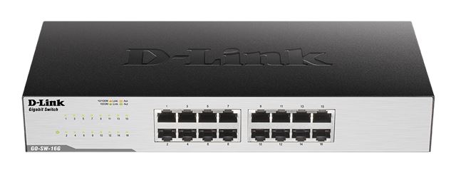 D-Link D-Link 16-port Gigabit neupravljiv switch GO-SW-16G/E