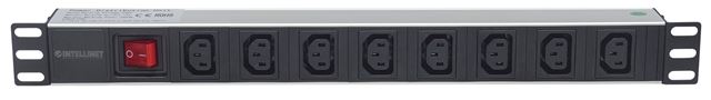 Intellinet Intellinet PDU Letva, 19" 1U Rackmount 8-output C13, 2m 163620