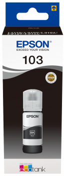 EPSON 103 EcoTank Black ink bottle, C13T00S14A