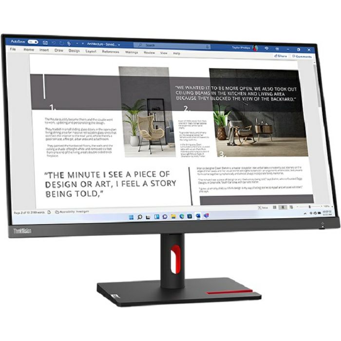 Lenovo Monitor S27i-30, 63DFKAT4EU, 27", IPS, FHD