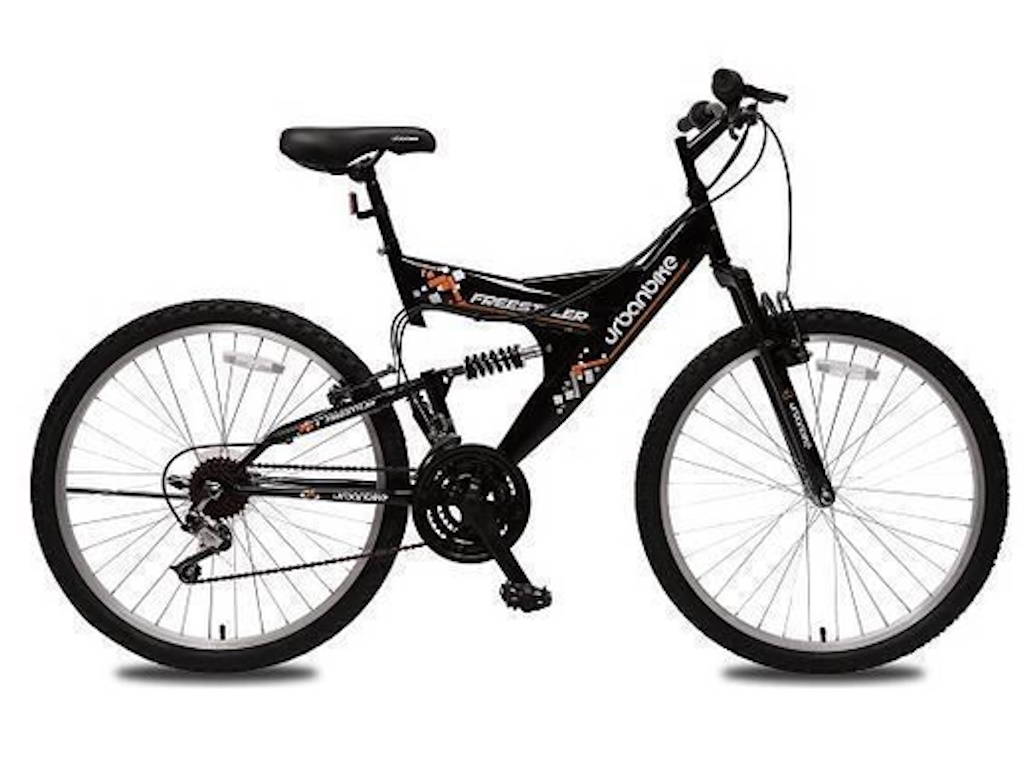 MTB Bicikl Urbanbike Freestyler 26" crno-narandžasti