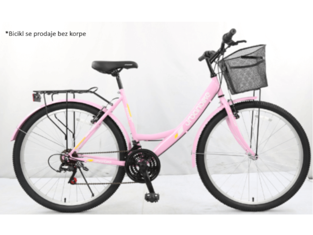 Gradski Bicikl Aurora 27.5" belo-roze