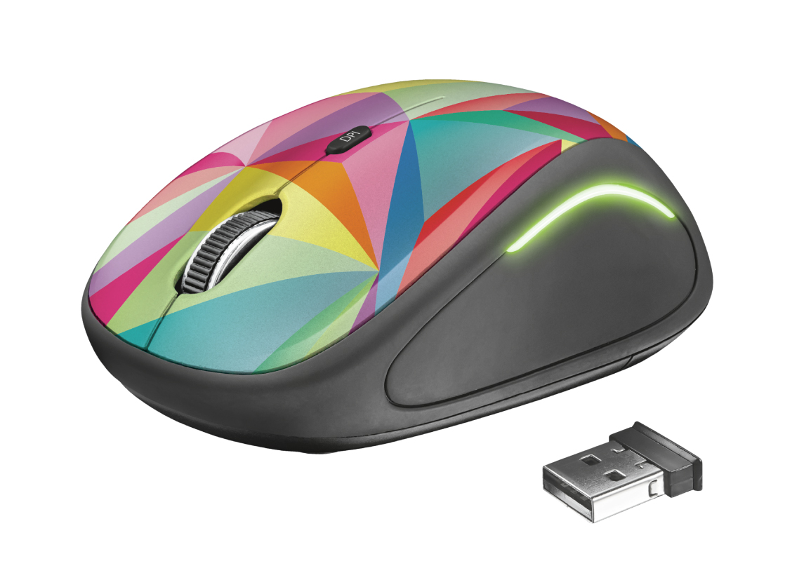 Trust YVI FX Geometrics Wireless Mouse, 22337