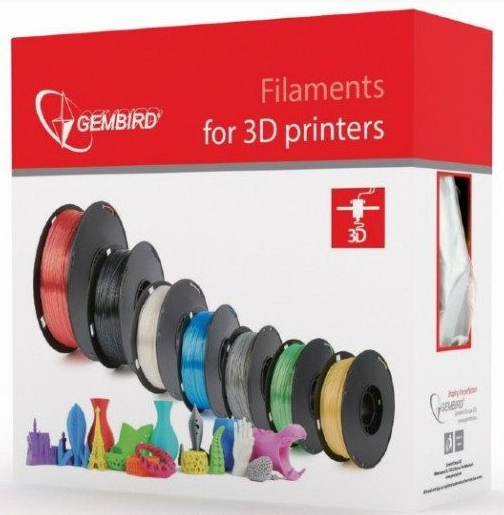 Gembird  PLA Filament za 3D printer 1,75mm kotur 1KG  Plava