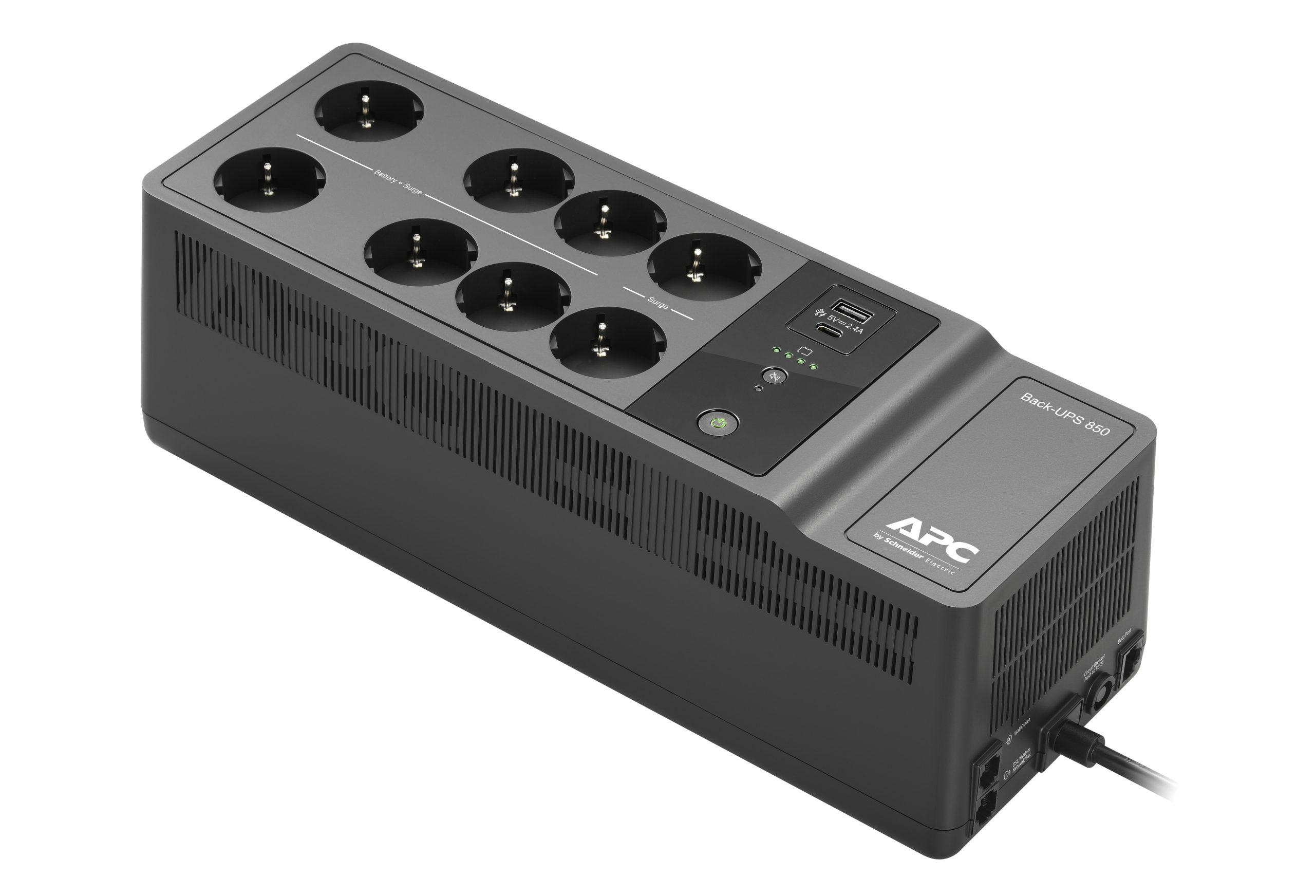 APC Back-UPS 850VA, Standby, Floor, 850VA/520W, 230V, AVR, 8x Schuko,BE850G2-GR