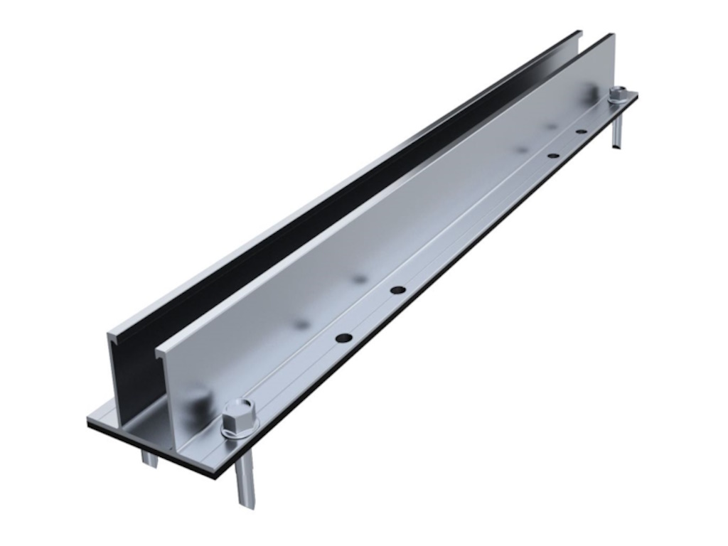 Antai Konstrukcije za SE ANTAI za trapezni lim, mini rail, 400mm, set za 6 panela, univerzalne klampe