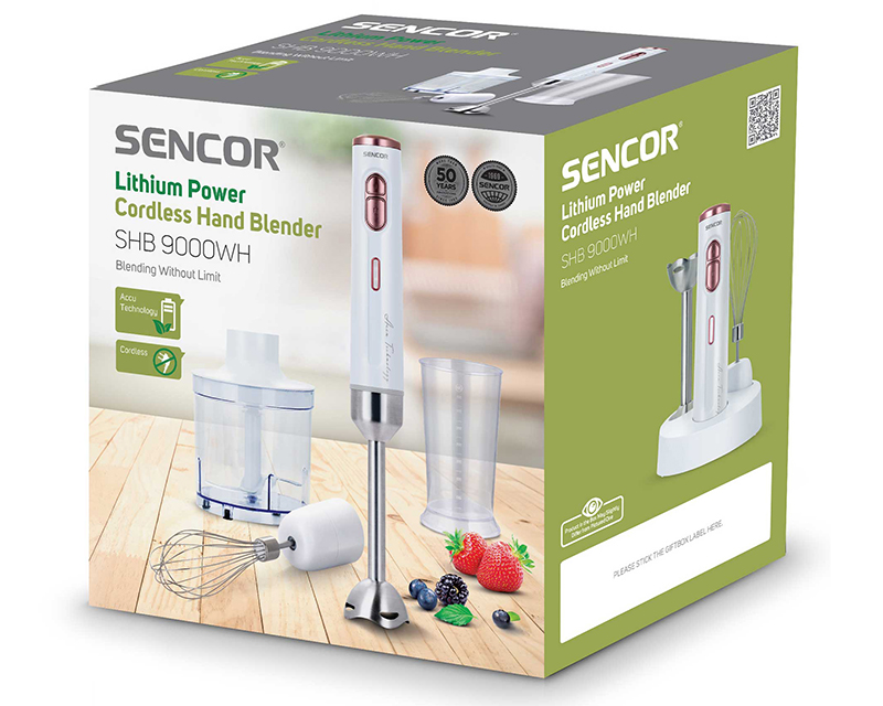 Sencor SHB 9000WH 3u1 Bežični ručni blender