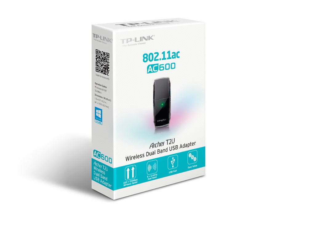 TP-Link Bežični adapter TP-LINK ARCHER T2U Wi-Fi/AC600/433Mbps/200Mbps/interna antena