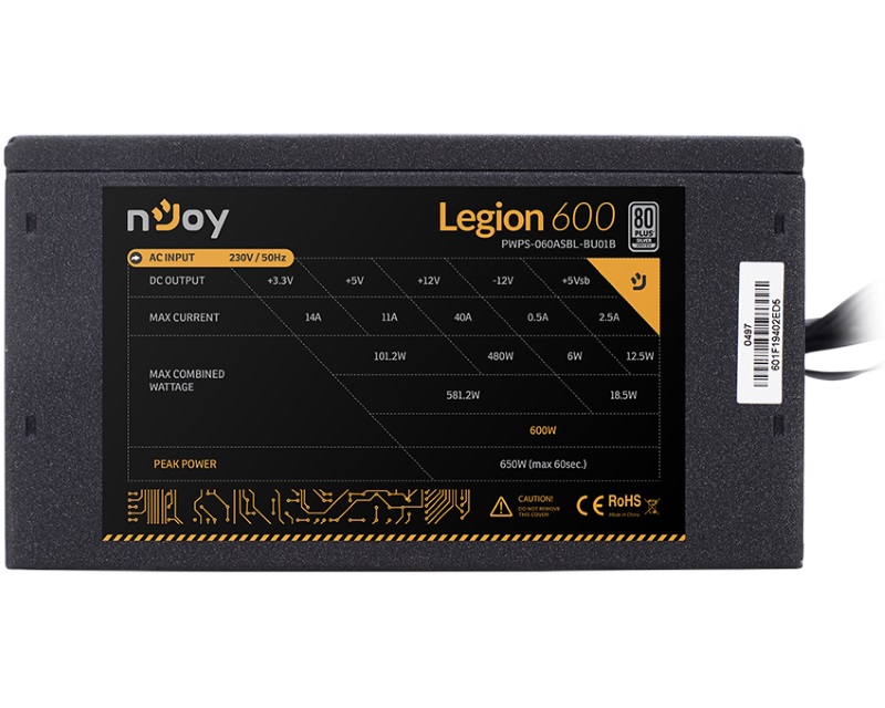 Legion 600 600W napajanje (PWPS-060ASBL-BU01B)