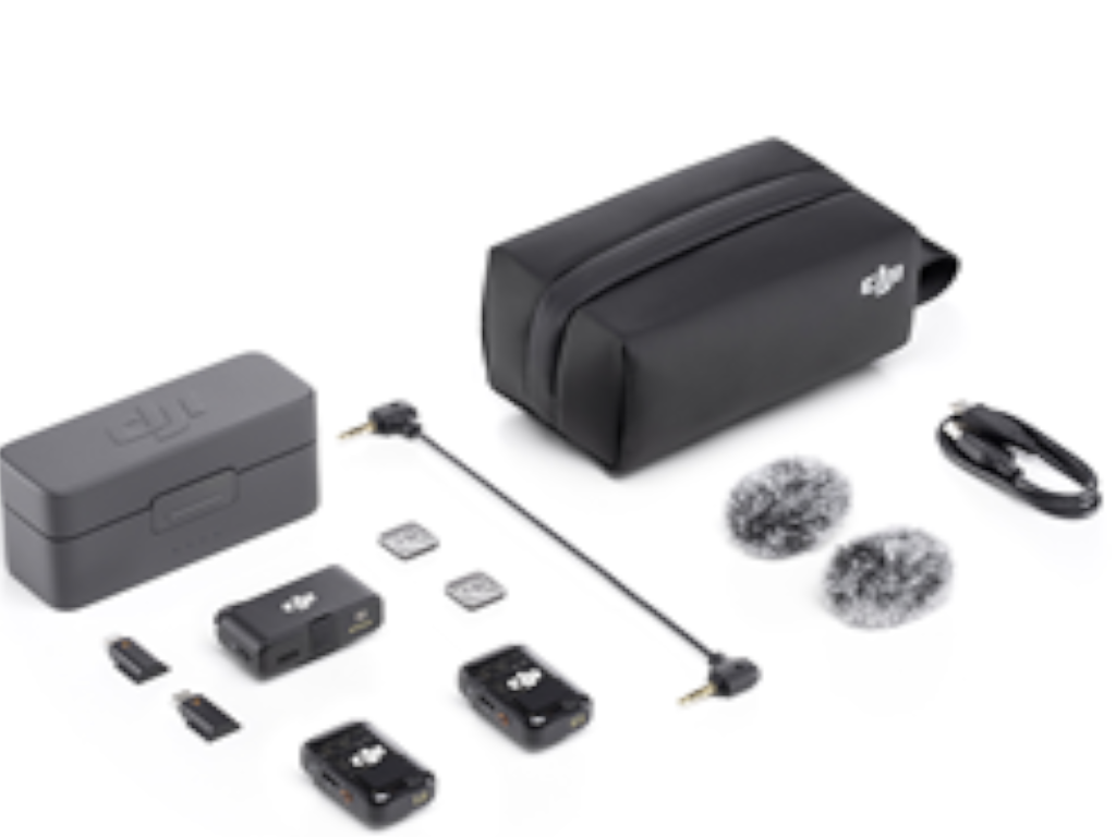 DJI Mikrofon (2 TX + 1 RX+ Charging Case)