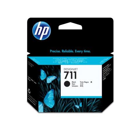 HP 711 80-ml Black DesignJet Ink Cartridge, CZ133A