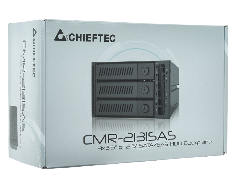 Chieftec CMR-3141SAS 4 x 3.5" ili 4 x 2.5" SATA crna fioka za hard disk