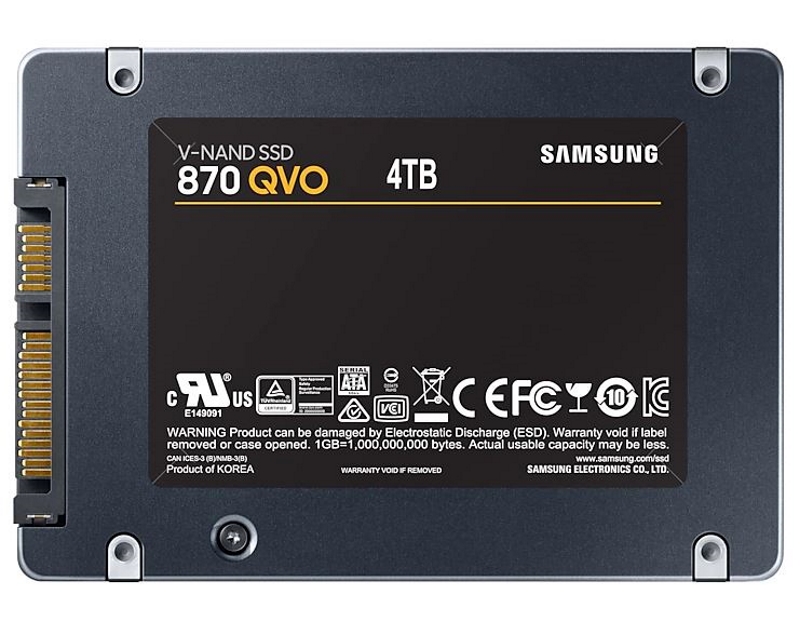 Samsung 870 QVO 4TB SSD, MZ-77Q4T0BW