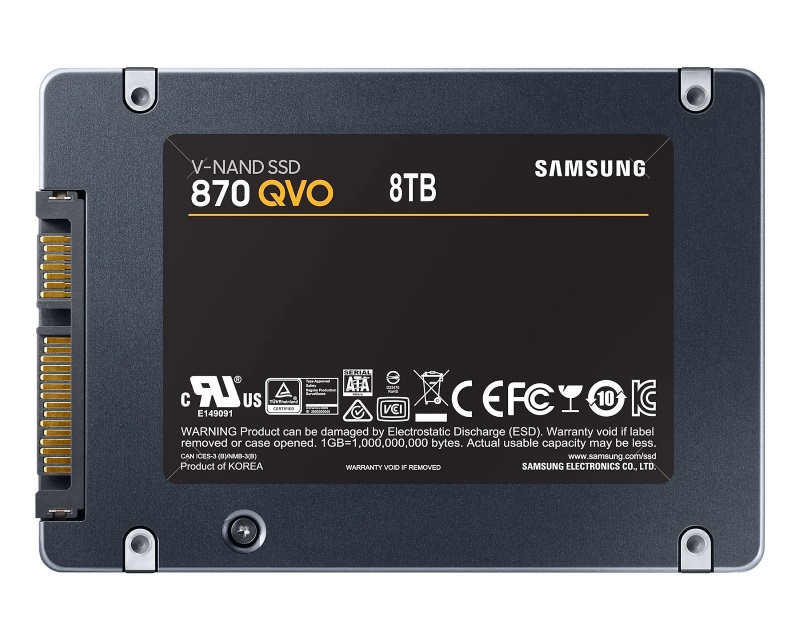 Samsung 870 EVO QVO 8TB SSD, MZ-77Q8T0BW