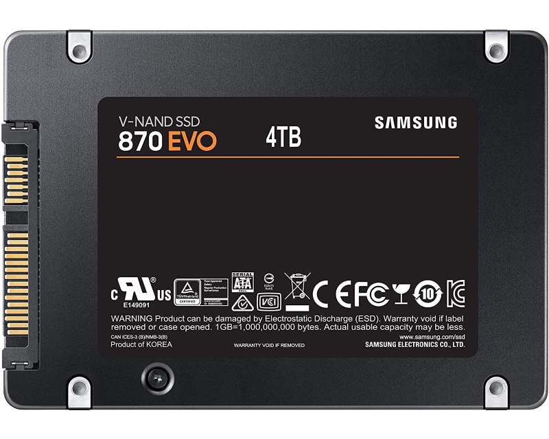 Samsung 870 EVO 4TB SSD, MZ-77E4T0B