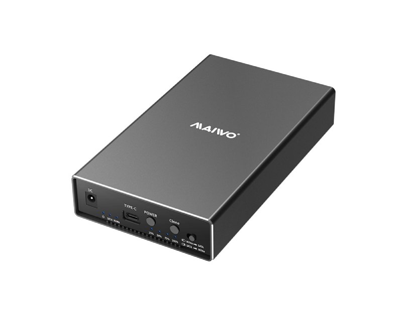 MAIWO Klon Kućište USB 3.2 Gen2 10Gbps HDD/SSD za 3,5"/2,5" HDD i NVMe SSD, K3527N