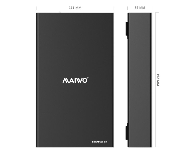 MAIWO Klon Kućište USB 3.2 Gen2 10Gbps HDD/SSD za 3,5"/2,5" HDD i NVMe SSD, K3527N