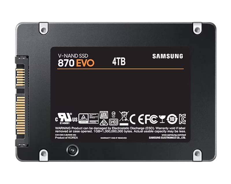 Samsung 870 EVO 4TB SSD, MZ-77E4T0BW