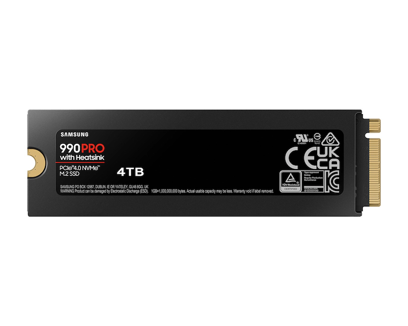 Samsung 990 PRO 4TB SSD, MZ-V9P4T0CW