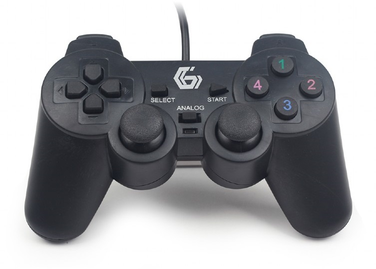 Gembird Game Pad USB2.0, Dual Vibration, Digital & Analog Mode, 10 Buttons