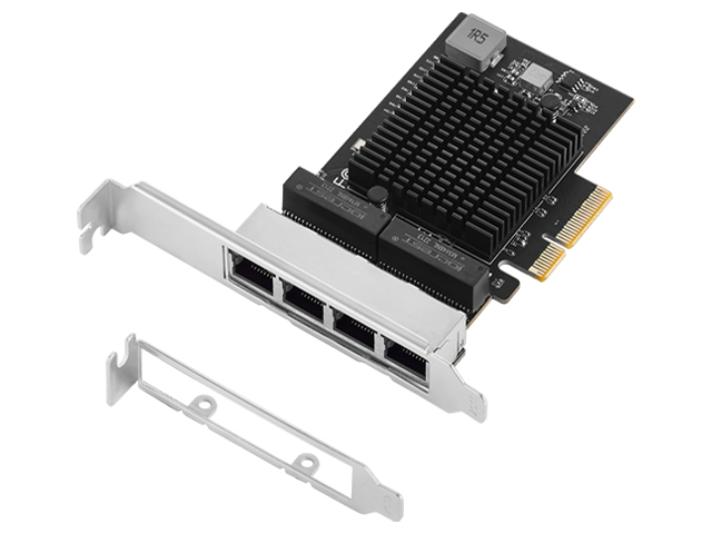 PCI-Express kontroler 4-port 2.5 Gigabit Ethernet (Realtek 8125B)