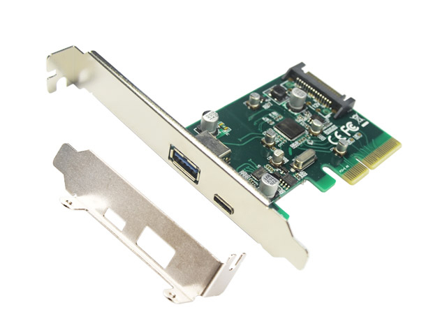 PCI-Express kontroler na USB 3.1 Tip A + USB-C Host Controler (Asmedia 1142)