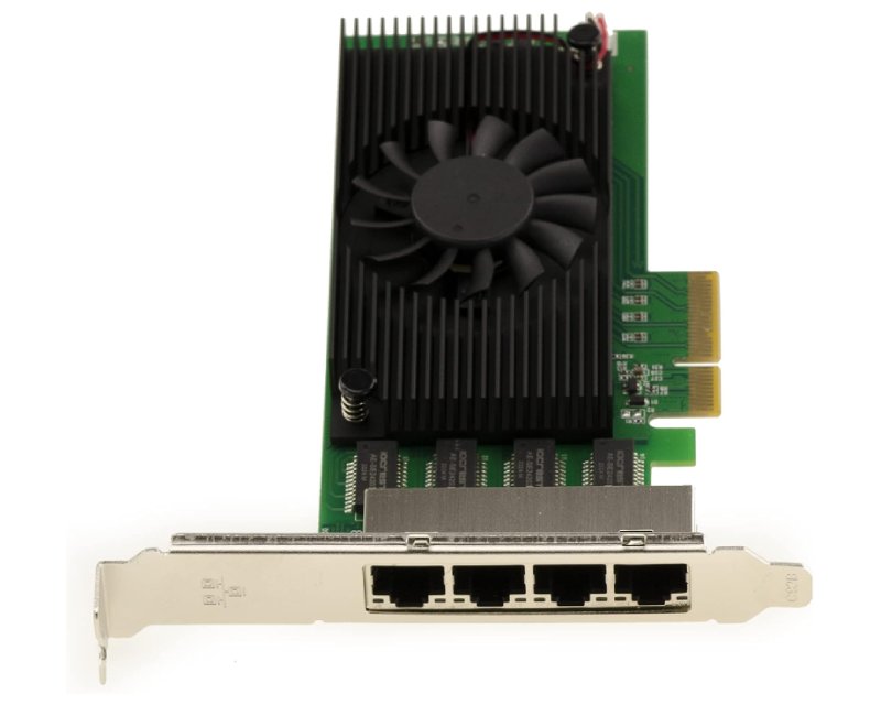 PCI-Express kontroler 4-port 2.5 Gigabit Ethernet (Intel I225)