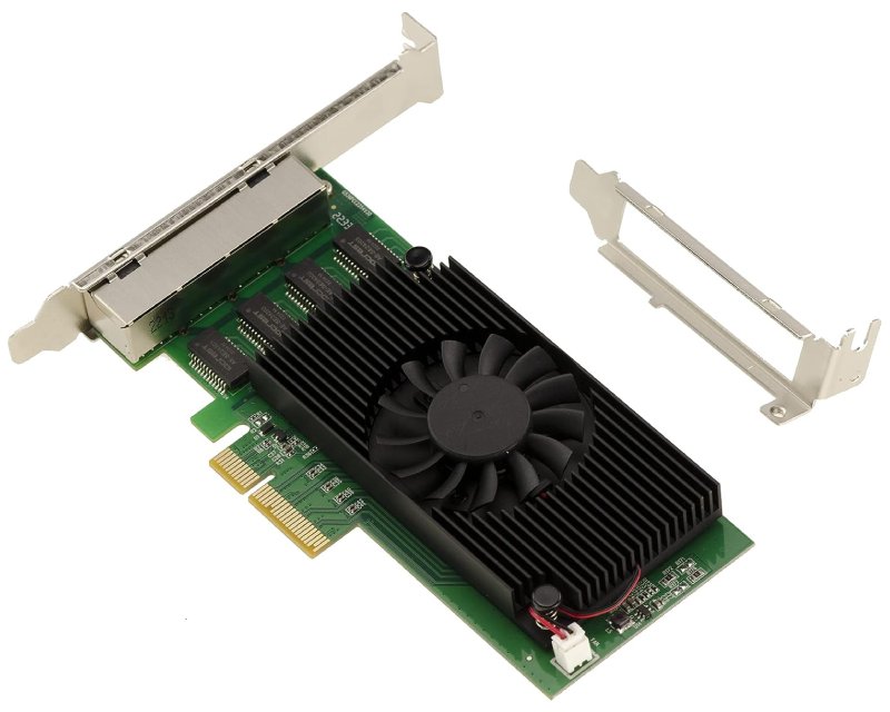 PCI-Express kontroler 4-port 2.5 Gigabit Ethernet (Intel I225)