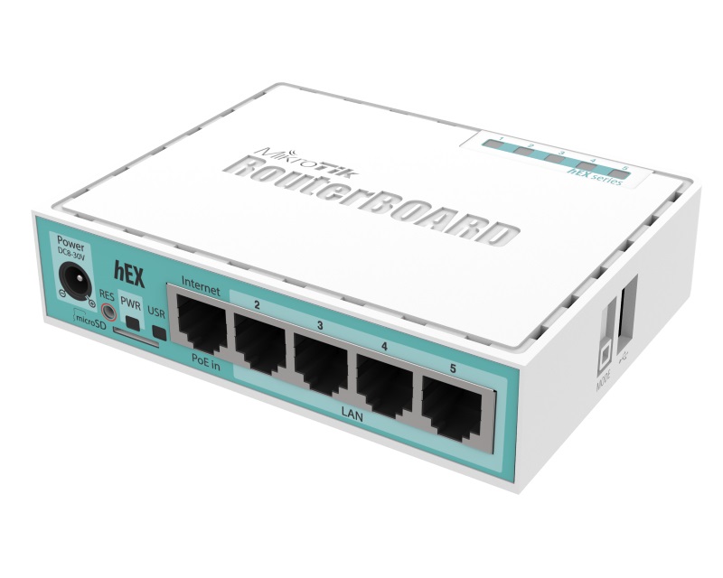 Mikrotik (RB750Gr3) Gigabit heX, RouterOS L4, ruter