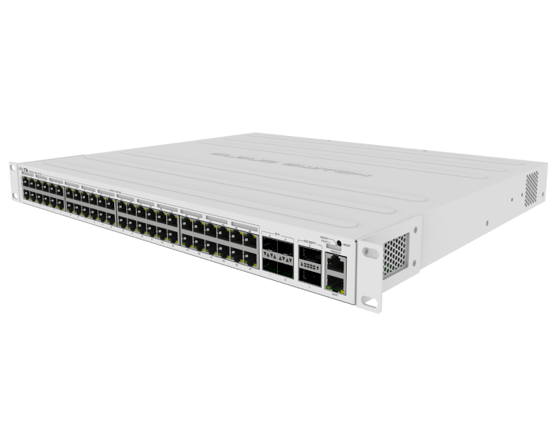 Mikrotik (CRS354-48P-4S+2Q+RM) RouterOS 5L switch