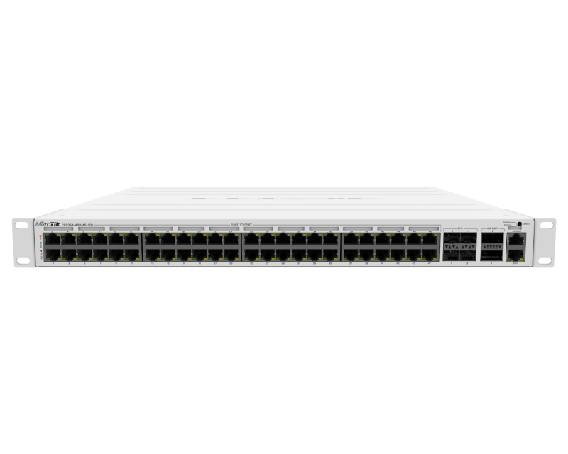 Mikrotik (CRS354-48P-4S+2Q+RM) RouterOS 5L switch