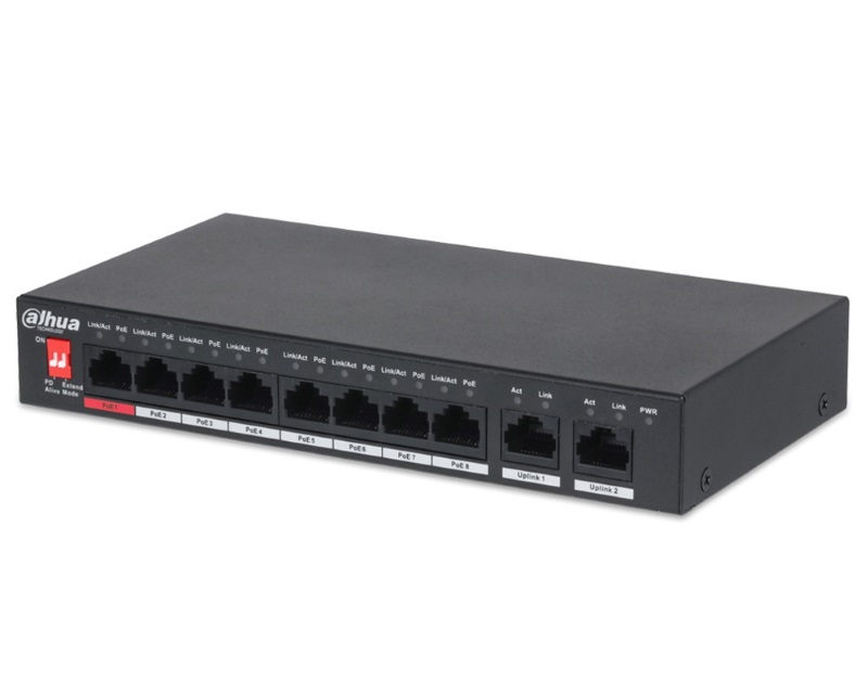 Dahua PFS3010-8ET-96-V2 8port Fast Ethernet PoE switch