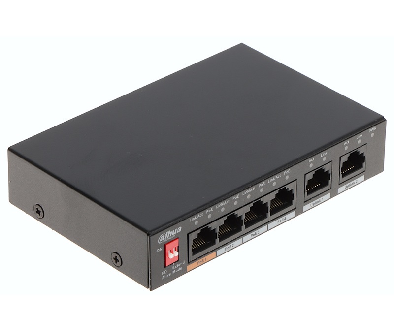 Dahua PFS3006-4ET-60-V2 4port PoE switch