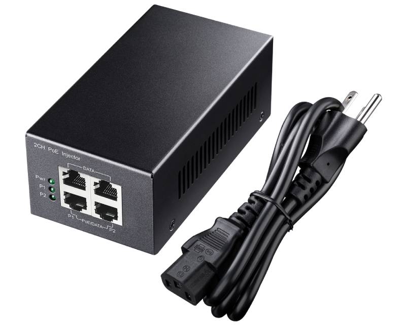 CUDY POE220 2 Channel 30W Gigabit PoE+/PoE Injector