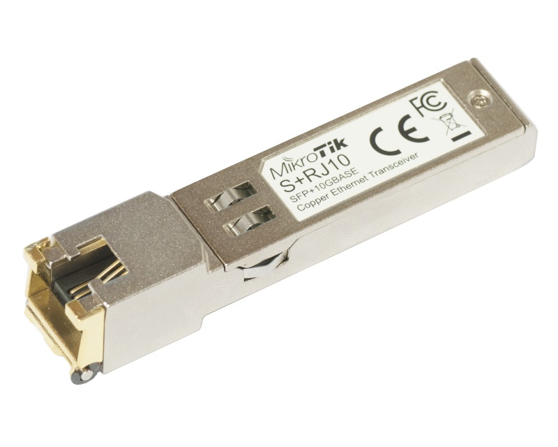 Mikrotik (S+RJ10) RJ45 SFP+ 10/100/1000M/2.5G/5G/10G bakarni modul