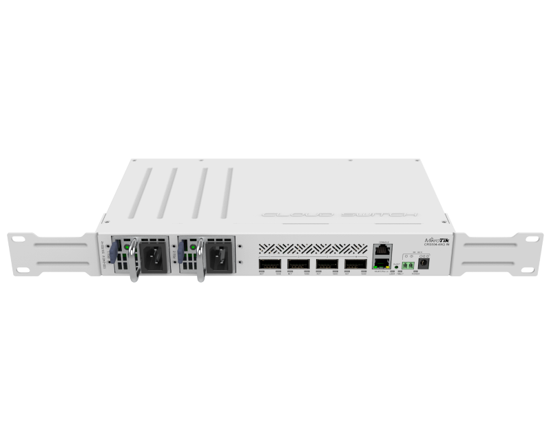 Mikrotik (CRS504-4XQ-IN) CRS504, RouterOS L5, cloud ruter switch