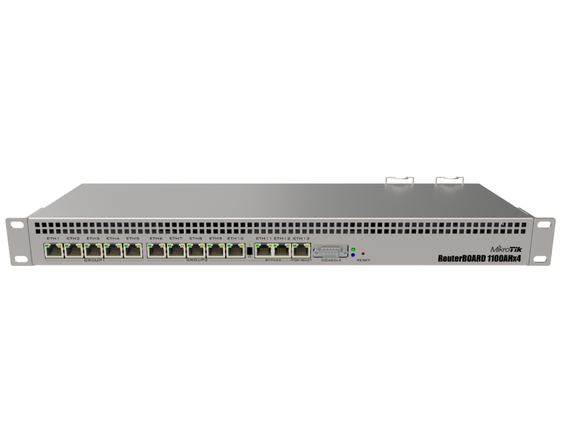 Mikrotik (RB1100x4) RB1100AHx4, RouterOS L6, Gigabit ruter