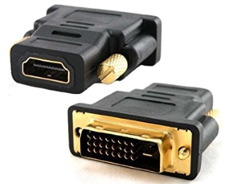 Adapter DVI-D Dual Link (M) - HDMI (F) crni