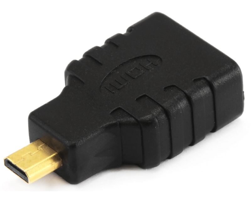 E-Green Adapter Micro HDMI (M) - HDMI (F) crni