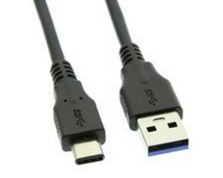 E-Green Kabl USB 3.0 A - USB tip C 3.1 M/M 1M crni