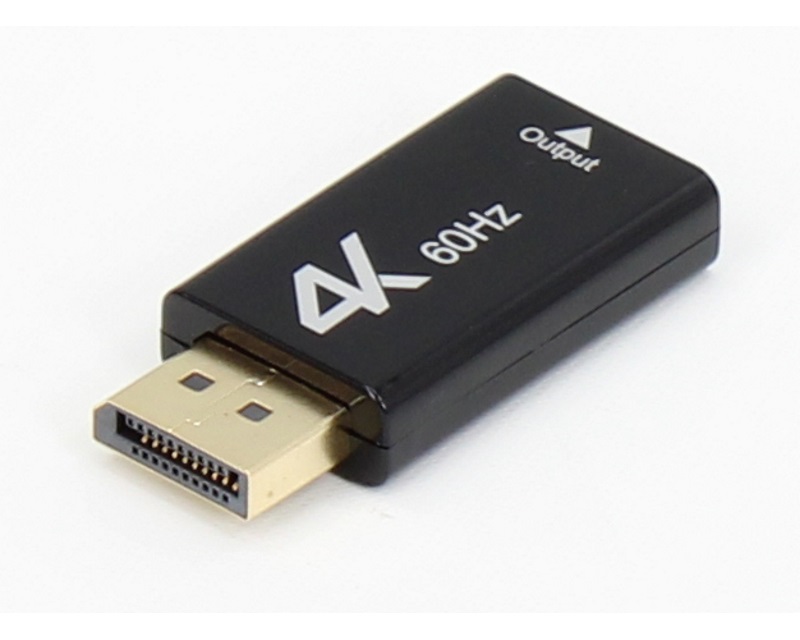 E-Green Adapter DisplayPort 1.4 (M) - HDMI 2.0 (F) crni