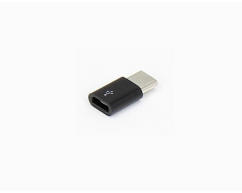 E-Green Adapter USB 3.1 tip C (M) - Micro USB (F) crni