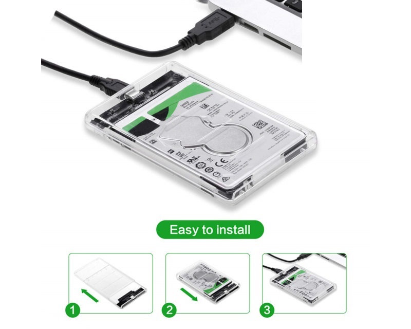 Adapter TIP-C na SATA BOX (2,5 Incha)