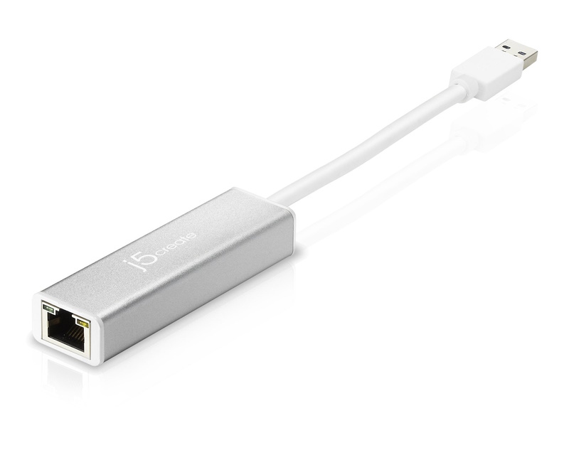 Adapter USB 3.0 - Gigabit ethernet metal sivi