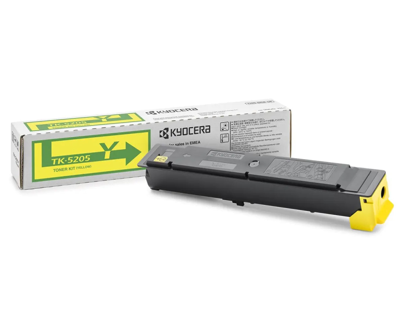 Kyocera Toner Yellow Cartridge, TK-5205Y